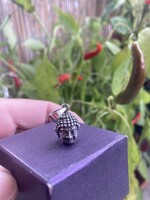 925 ezüst Buddha fej medál