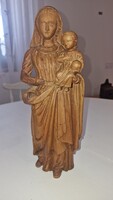 Mária a kisdeddel fafaragás 25 cm