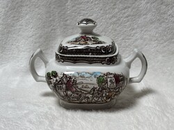 Angol porcelán tejszínkiöntő