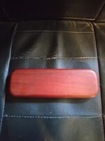 Cseresznye színű fa toll doboz 17x5 cm.