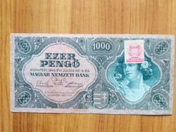 1000 Pengő, ezer Pengő, dézsmabélyeg, 1945