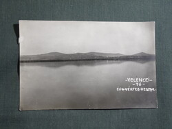 Képeslap,Velence,Velencei tó,Vértes hegyek látkép,részlet 1925-
