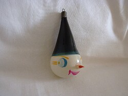 RÉGI ÜVEG KARÁCSONYFADÍSZ - BURATINO (PINOKKIÓ)