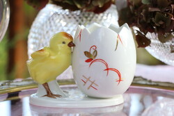 Antik Hummel csibés váza ,dekoráció