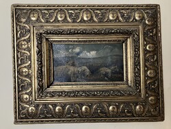 Pállik Béla Birkák alkonyatkor 2502 25