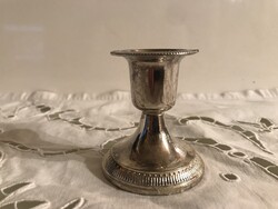 GYERTYATARTÓ - ALKUKÉPES - EZÜSTÖZÖTT - NÉMET - 7 x 6 cm - HIBÁTLAN
