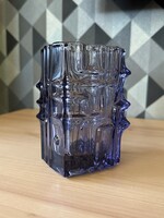 Vladislav Urban Cseh lila üveg váza Sklo Union