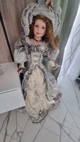 Porcelánbaba RF Collection sorszámozott, nagy baba. 100 cm