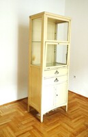 Szecessziós fa orvosi szekrény antik vitrin bárszekrény szekrény az 1910-es 20-as évekből