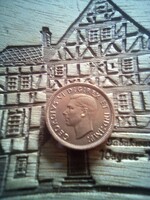 VI. György 1 cent Kanada 1938!