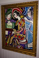 Festmény ,,Scheiber Hugó" aláírással