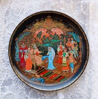 1. Orosz gyűjtői BRADEX porcelán falitányér - "A Hóleány legendája" sorozatból