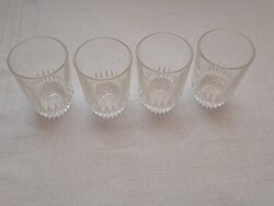 Üveg pohár 015 - pálinkás 5cl 4db egyben