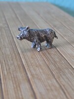 Ezüst miniatűr vaddisznó