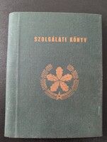 Erdészeti szolgálati könyv és szolgálati napló, bejegyzések nélkül