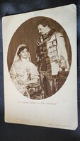 KORONÁZÁS BUDA 1916 UTOLSÓ MAGYAR KIRÁLY IV. KÁROLY + ZITA KIRÁLYNÉ KORABELI FOTÓ - KÉPESLAP