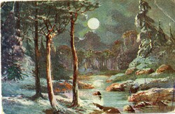 Képeslap: A HOLD, tájkép.