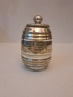 Antik ezüst üveg parasztezüst bauernsilber hibátlan