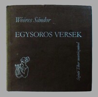 Weöres Sándor: Egysoros versek. Szántó Tibor montázsaival