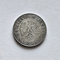 Német Birodalmi 10 Reichspfennig 1941 J.