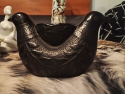 Ritkaság zoomorf madaras kaspó!