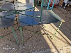 Régi kocsma asztalok retro vendéglátós asztal csővázas kerti asztal éttermi asztal