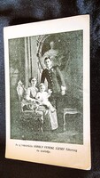 1913 KÉSÖBB MAGYAR KIRÁLY IV. KÁROLY + ZITA KIRÁLYNÉ + TRÓNÖRÖKÖS KÉP FOTO FOTÓLAP