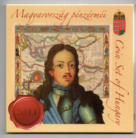 Magyarország pénzérméi forgalmi sor 2011 PP Mikes Kelemen érmével ezüstözött CuZn