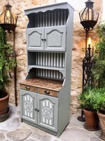 Vintage kis méretű tálalo , spanisch grau színben..