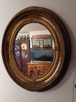 Biedermeier 1800 as évekből való tükör kerettel 100 x 85 cm