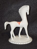 Régi kisméretű Aquincum porcelán ló hibátlan