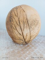 Szemereki Teréz kerámia dísztárgy kavics kb. 10 cm