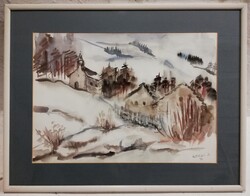 PETKES JÓZSEF (1928-2016) - ALPESI TÁJ '98