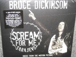BRUCE DICKINSON SCREAM FOR ME SARAJEVO CD ÚJ gyári bontatlan