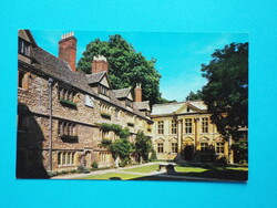 Képeslap (49) - Anglia - Oxford - Szent Edmund Hall 1960-as évek - (9x14 cm)