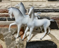 Ritka Hollóházi Veress Miklós Vágtázó lovak