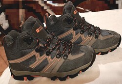 Mountain Warehouse Oscar grafitszürke/narancs gyerek túrabakancs-KARÁCSONYI AKCIÓ 