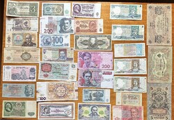 Szovjet Ukrán vegyes bankjegyek