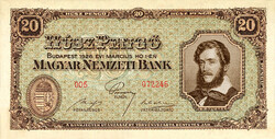 REPLIKA PENGŐ - 1926-OS SOROZAT - 20 PENGŐ
