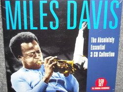 MILES DAVIS THE ABSOLUTELY ESSENTIAL 3 CD COLLECTION 3cd CD ÚJ gyári bontatlan