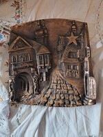 RÀCZ EDIT BRONZ FALIKÉP