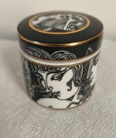 Hollóházi tégely Szász Endre motivummal