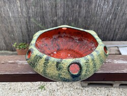 Pesthidegkút kerámia kaspó  Retro