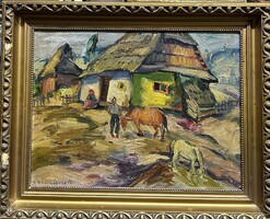 Apáti Abkarovics Béla (1888-1957)  Életkép