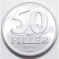 Magyarország,50 fillér 1974 aUNC+ aluminium