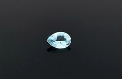 Csodaszép kék topáz drágakő  -  új  7x5 mm