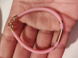 14k arany kaucsuk karkötő