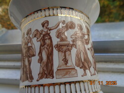 Hand made Fiorentine olasz porcelán görög-római klasszikus jelenetekkel