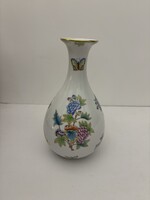 Herendi Viktória mintás szűkített nyakú porcelán váza 1. osztályú hibátlan
