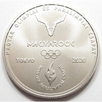 Magyarország,2000 forint 2021 - Tokyo Olimpia 2020 UNC nikkel